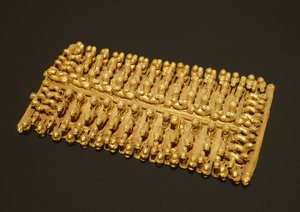Fibule pectorale avec figures animales du tombeau Barberini, Palestrina, Italie, vers 625-600 av. J.-C.
